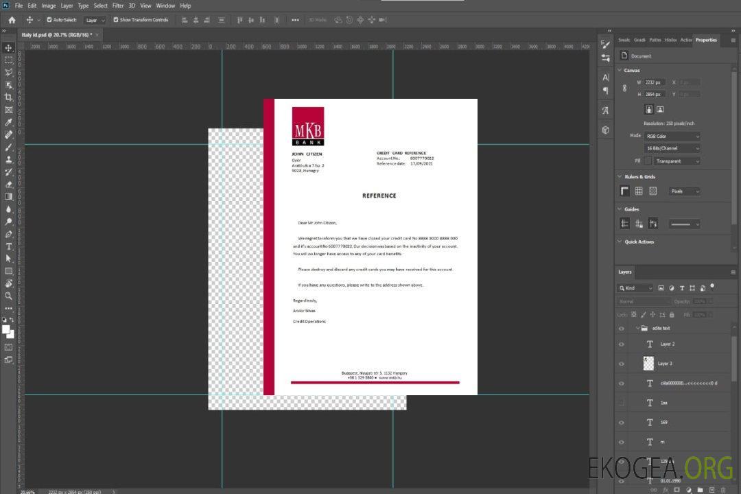 Hongrie , MKB Référence Bank , closure template
